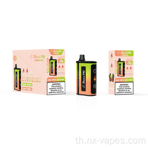 Rock Me 30k 30000 พัฟแบบใช้แล้วทิ้ง vape